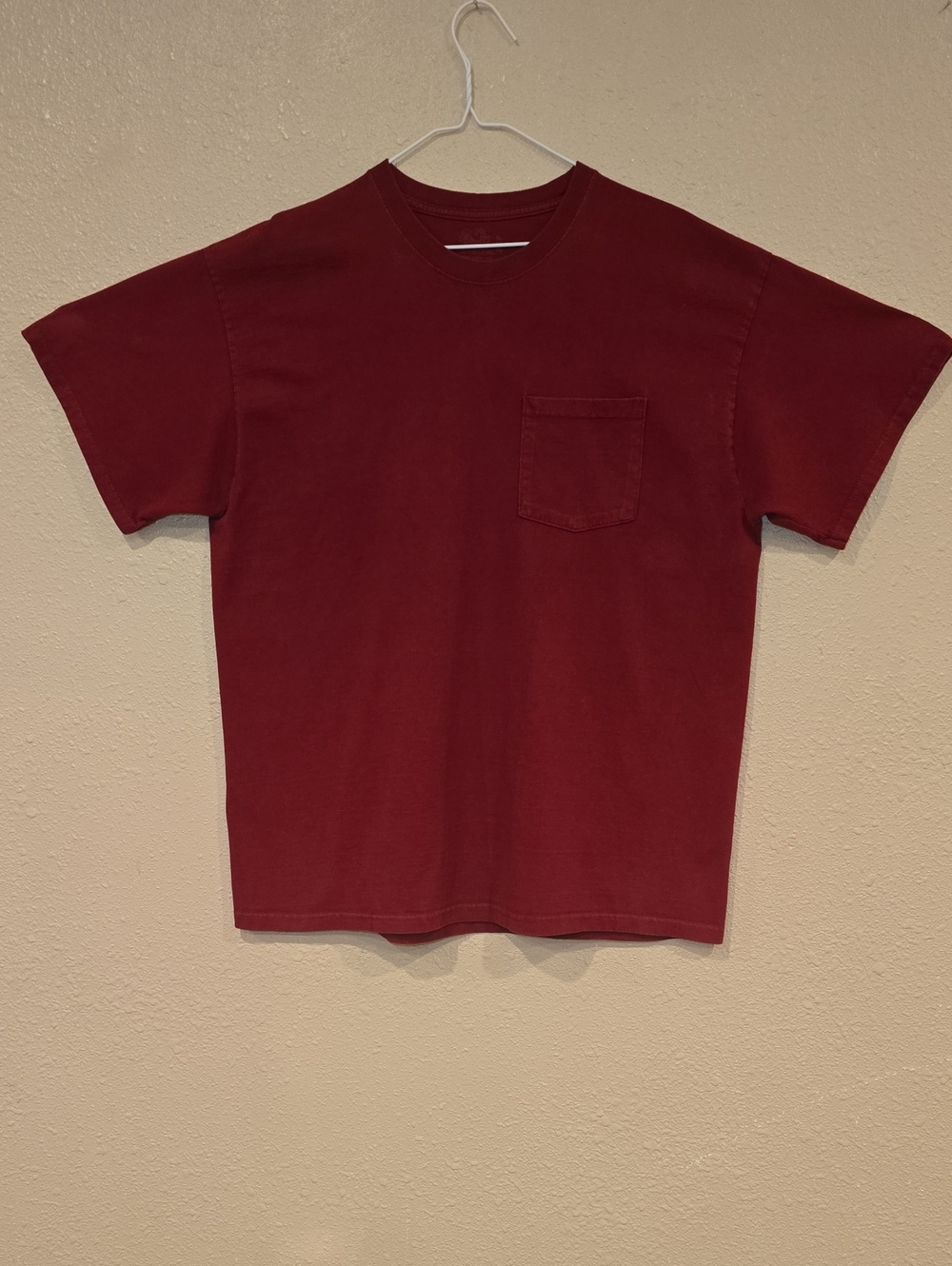 Fruit of the Loom Men's Pocket Tee - Maroon